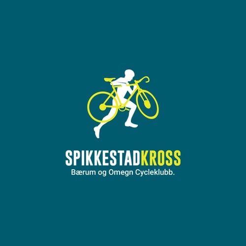 Logo design with the title 'Cyclocross Spikkestadkross'